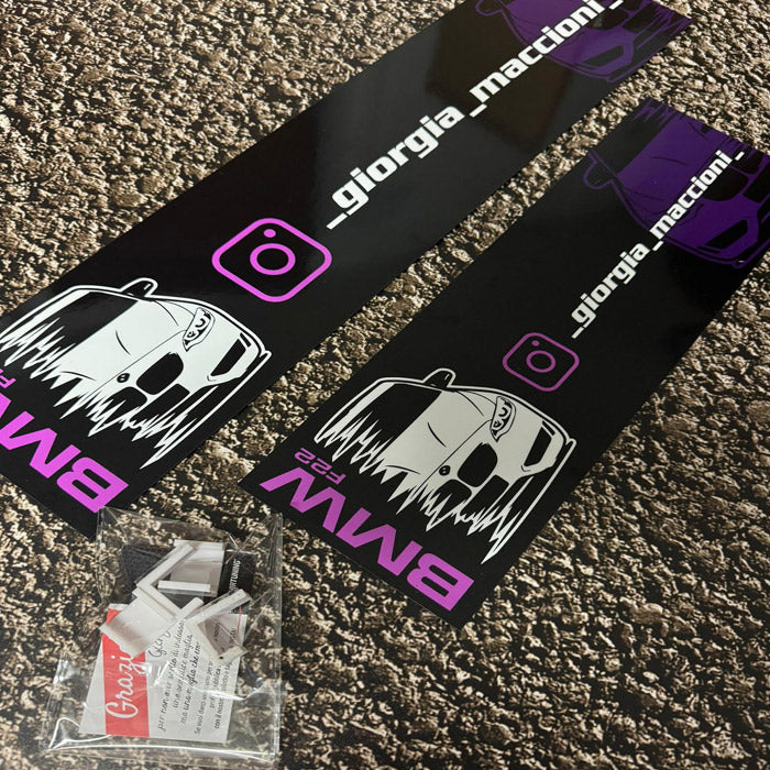 Copritarga Personalizzato RP GRAFICA - Tessuto Con Logo, Nome O Testo Per Auto - Foto 9