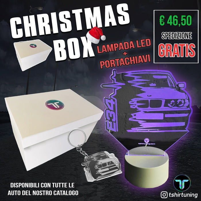Christmas Box: Lampada Led + Portachiavi T-key